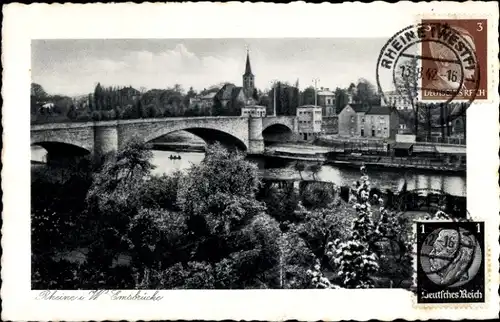 Ak Rheine in Westfalen, Emsbrücke