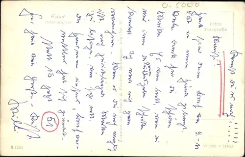 Ak Erfurt in Thüringen, Bahnhofsplatz, Turm, Turmuhr