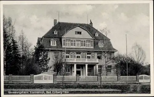 Ak Bad Colberg Heldburg in Thüringen, Genesungsheim Frankenruh