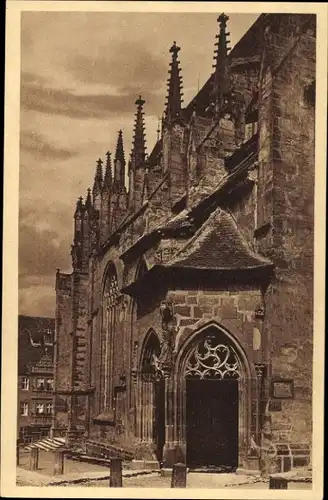 Ak Rothenburg ob der Tauber Mittelfranken, Brauttüre an der Jakobskirche