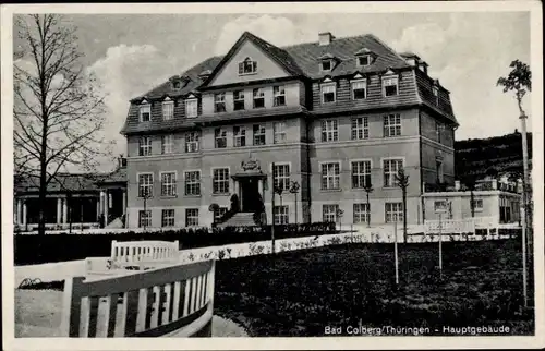 Ak Bad Colberg Heldburg in Thüringen, Hauptgebäude