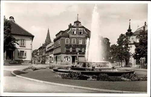 Ak Kaiserslautern in der Pfalz, Fackelwoogbrunnen, Fontäne