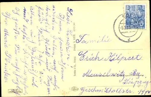 Ak Colditz in Sachsen, Gesamtansicht