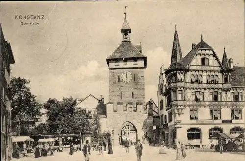 Ak Konstanz am Bodensee, Schnetztor