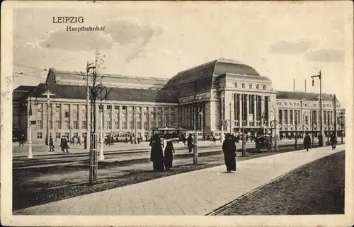 Ak Leipzig in Sachsen, Hauptbahnhof