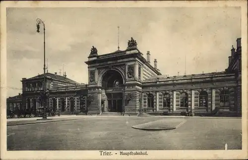 Ak Trier an der Mosel, Hauptbahnhof