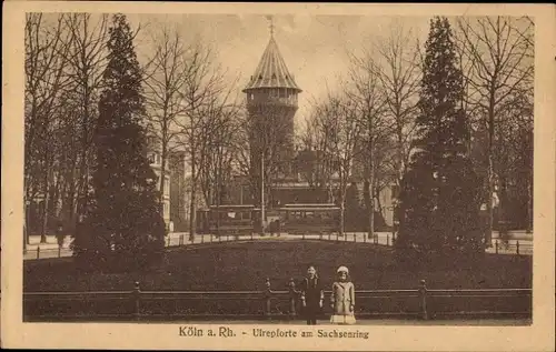 Ak Köln am Rhein, Ulrepforte, Sachsenring