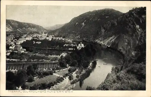 Ak Bad Münster am Stein Ebernburg, Luftbild