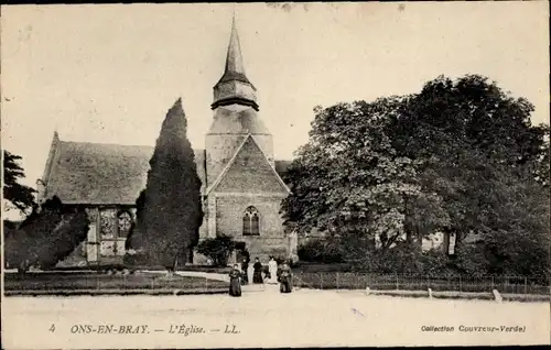 Ak Ons en Bray Oise, Kirche