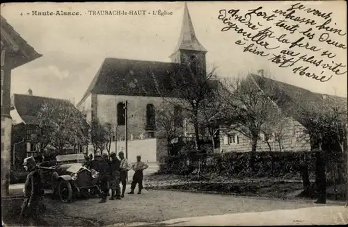 Ak Traubach le Haut Haut-Rhin, Kirche