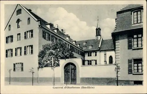 Ak Gumbrechtshoffen Gumbrechtshofen Oberbronn Elsass Bas Rhin, Couvent