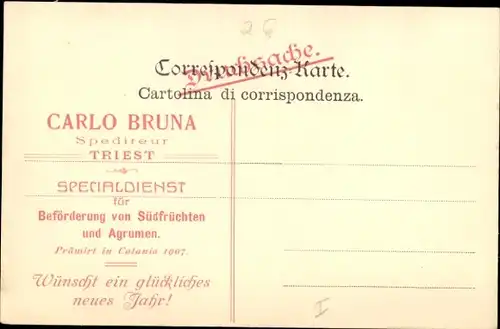 Ak Triest Trieste Friuli Venezia Giulia, Schloss Miramar, Brunnen