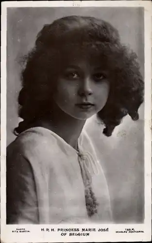 Ak Prinzessin Marie Jose von Belgien, Portrait