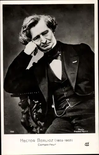 Ak Komponist Hector Berlioz, Portrait