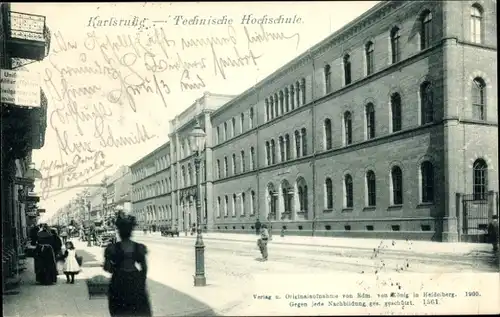 Ak Karlsruhe in Baden, Technische Hochschule