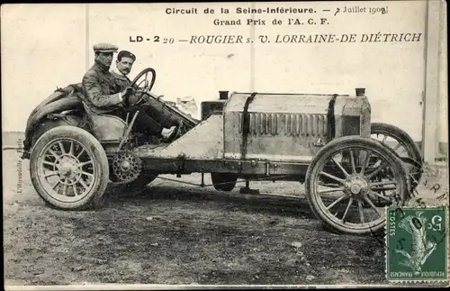 Ak Motorsport, Rennwagen, Rennfahrer, Rougier, Lorraine-de Dietrich