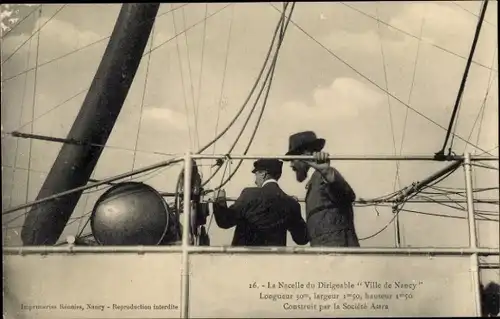 Ak Die Gondel der Luftschiffstadt Nancy