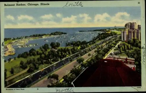 Ak Chicago Illinois USA, Belmont Harbor