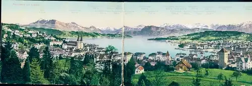 Klapp Ak Kanton Luzern Schweiz, Panorama