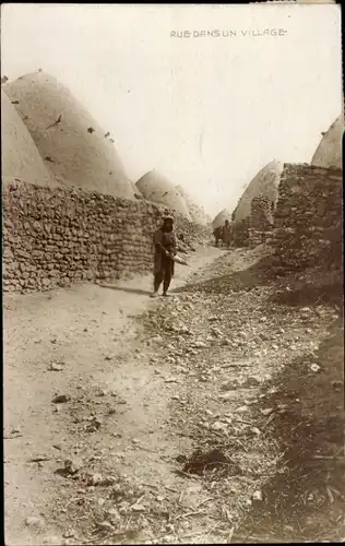 Foto Aleppo Syrien, Dorfstraße