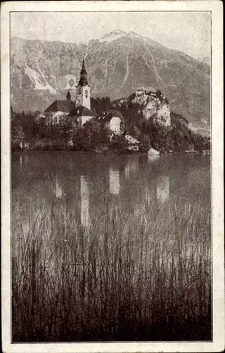 Ak Bled Veldes Slowenien, Blejski Otok, Insel, Stolom