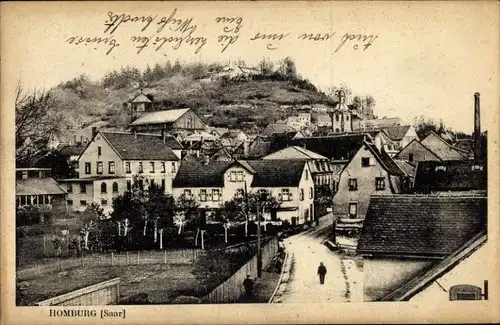Ak Homburg in der Pfalz Saarland, Totalansicht