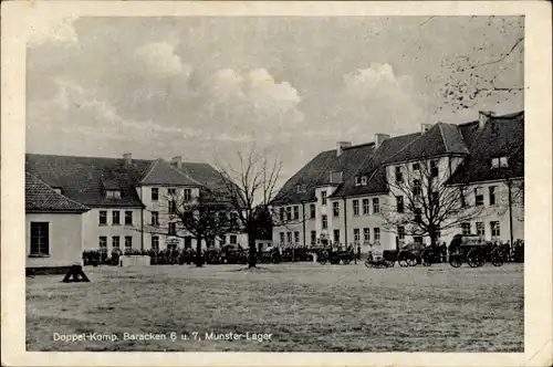 Ak Munster an der Örtze, Doppel-Komp. Baracken 6 und 7, Munster Lager