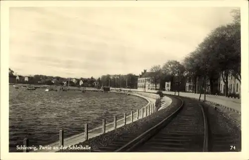 Ak Schleswig an der Schlei, Schleihalle