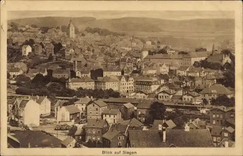 Ak Siegen in Westfalen, Totalansicht