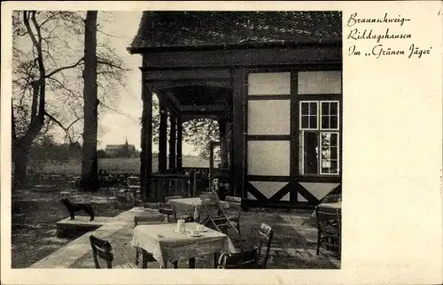 Ak Riddagshausen Braunschweig in Niedersachsen, Gasthaus Grüner Jäger