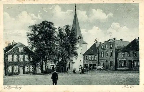 Ak Lütjenburg in Holstein, Markt