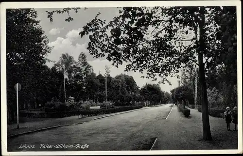 Ak Lehnitz Oranienburg im Kreis Oberhavel, Kaiser Wilhelm Straße