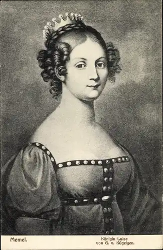 Künstler Ak Kügelgen, G. v., Königin Luise von Mecklenburg Strelitz, Luise von Preußen, Portrait