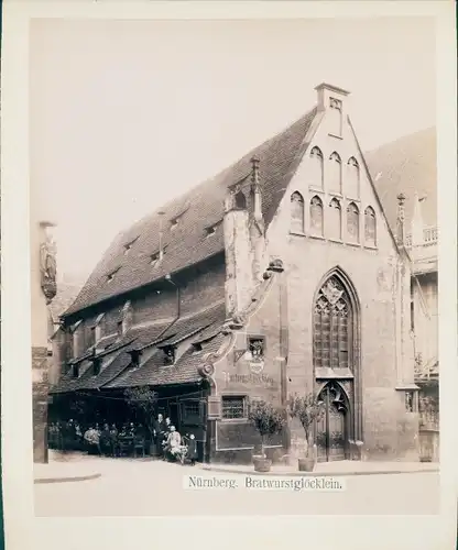 Foto Nürnberg in Mittelfranken Bayern, Bratwurstglöcklein