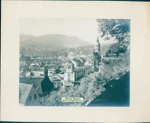 Foto Baden Baden am Schwarzwald, Blick von der Schlossterrasse