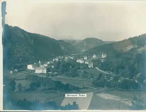 Foto Bad Berneck im Fichtelgebirge Bayern, Totalansicht