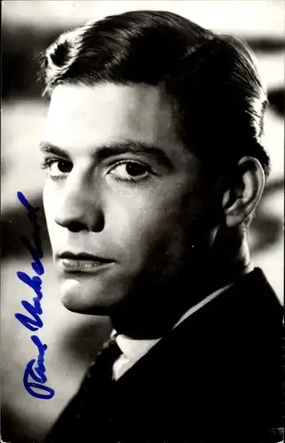 Ak Schauspieler Paul Hubschmid, Portrait, Autogramm