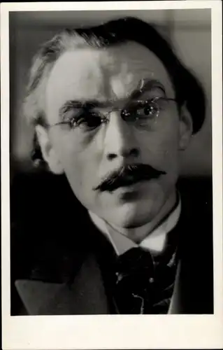 Ak Schauspieler Erich Küsten, Portrait, Autogramm, Brille