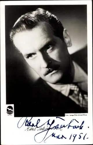 Ak Schauspieler Karl Schönböck, Portrait, Autogramm, Junge Film Union