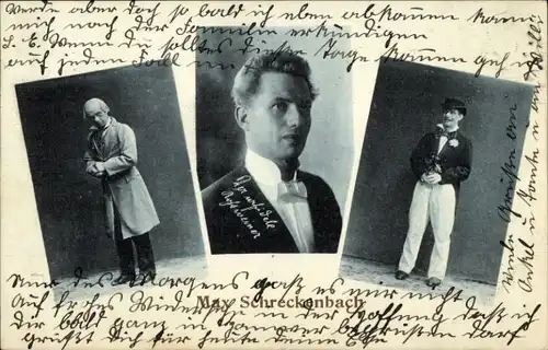 Ak Schauspieler? Max Schreckenbach, Portrait