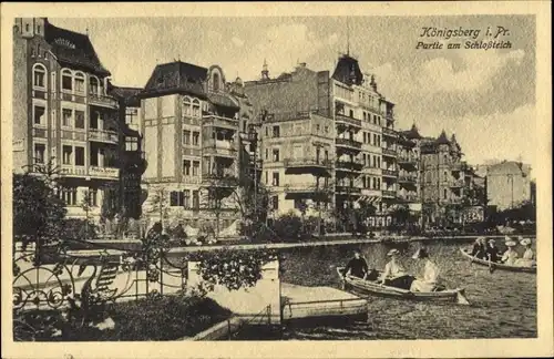 Ak Kaliningrad Königsberg Ostpreußen, Schlossteich