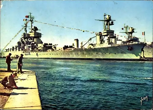 Ak Französisches Kriegsschiff Jean Bart