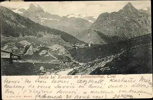 Ak Kurzras im Schnalsertal Tirol, Ortsansicht, Gebirge