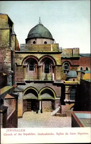 Ak Jerusalem Israel, Grabeskirche