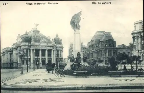 Ak Rio de Janeiro Brasilien, Praca Marechal Floriano