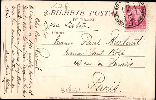 Ak Rio de Janeiro Brasilien, Exposicao Nacional de 1908