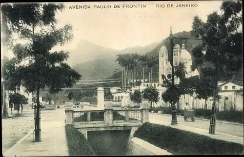 Ak Rio de Janeiro Brasilien, Avenida Paulo de Frontin