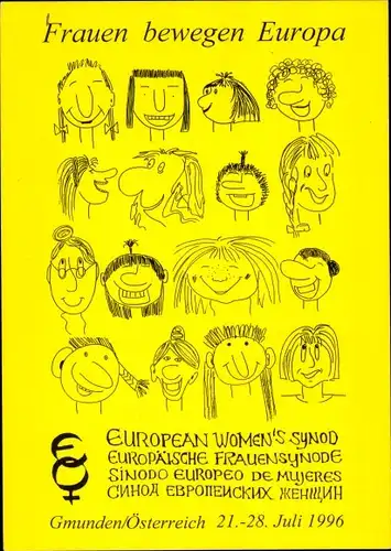 Ak Gmunden in Oberösterreich, Europäische Frauensynode 1996