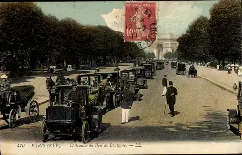 Ak Paris XVI. Passy, Avenue du Bois de Boulogne