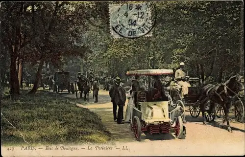 Ak Paris XVI. Passy, Bois de Boulogne, La Potinière